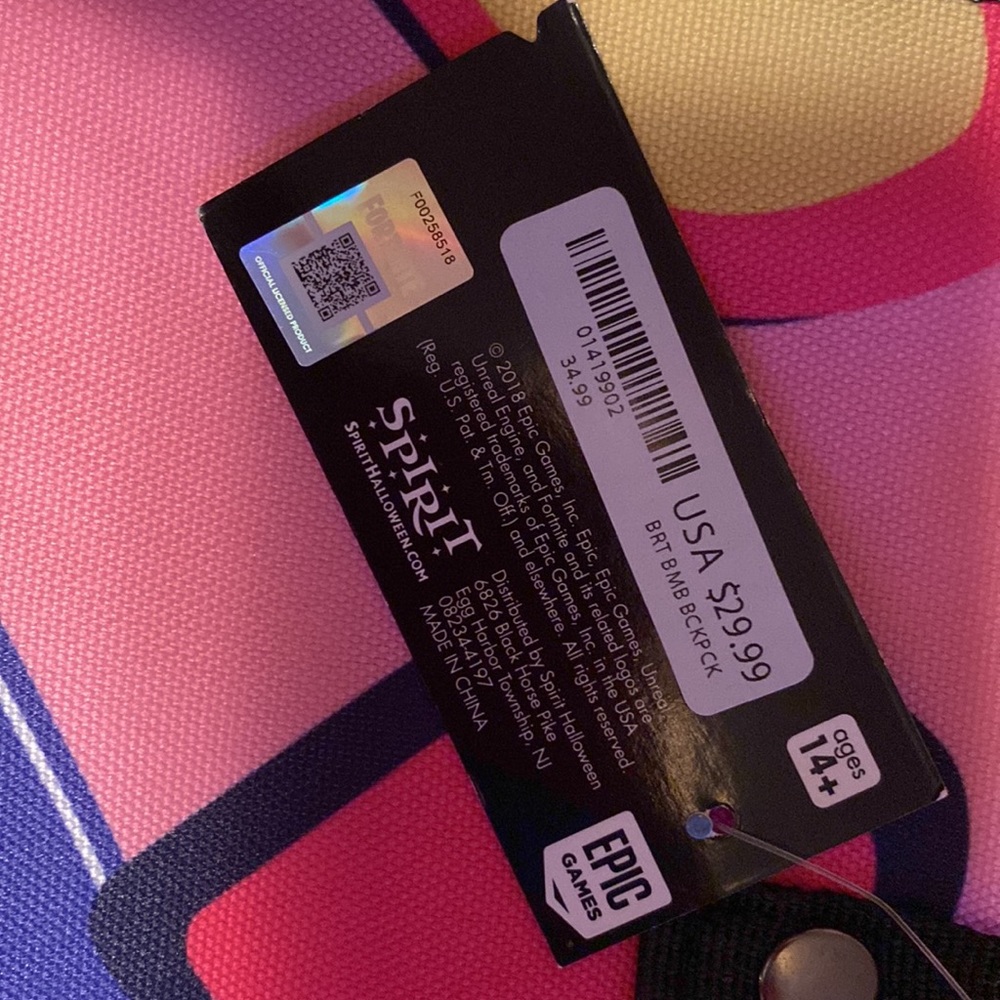 Fortnite Backpack NWT - Picture 2 of 4
